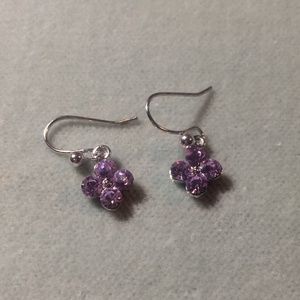 purple amethyst earrings